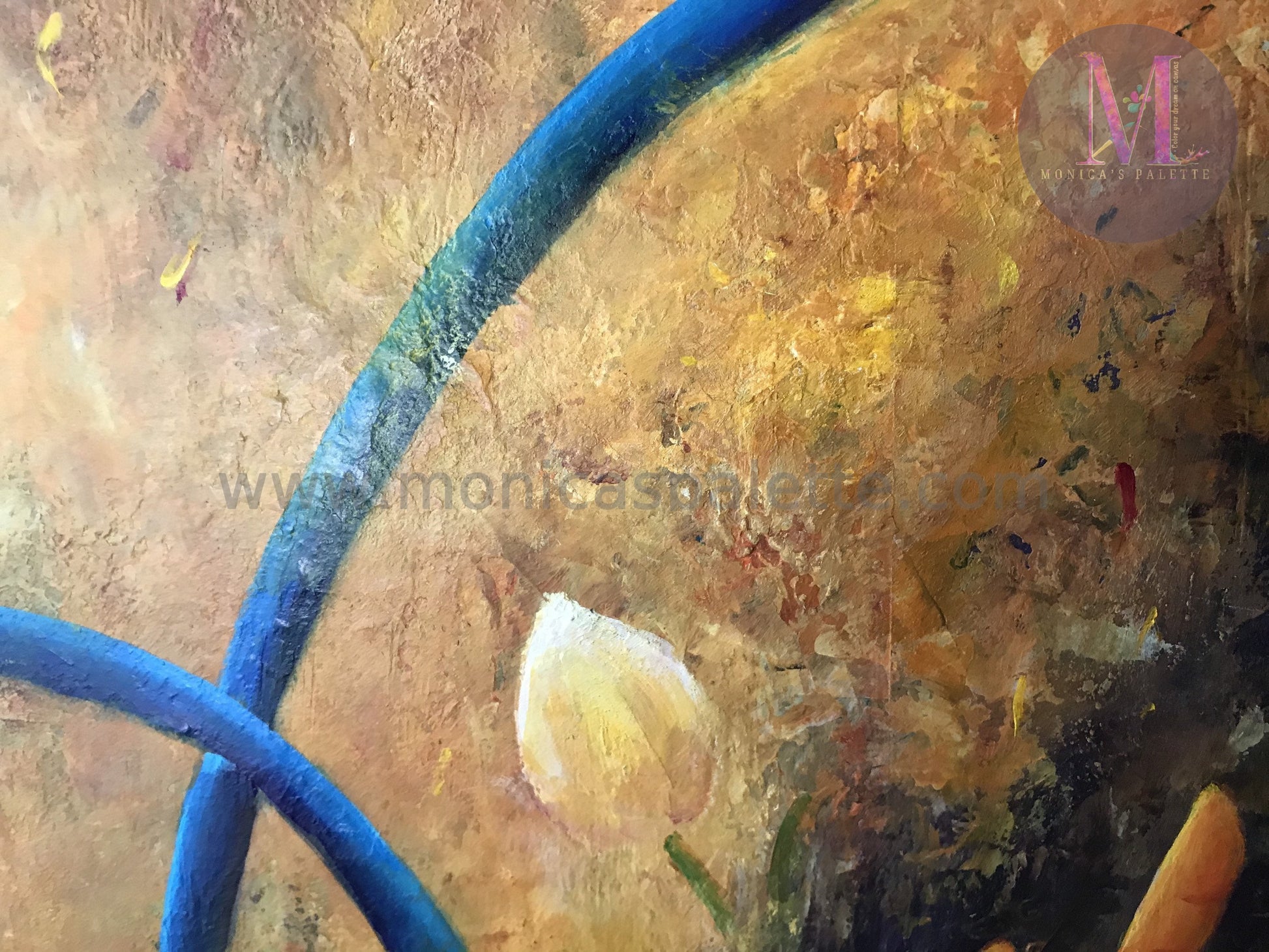 Lord Ganesha Original Acrylic Painting And Canvas Prints