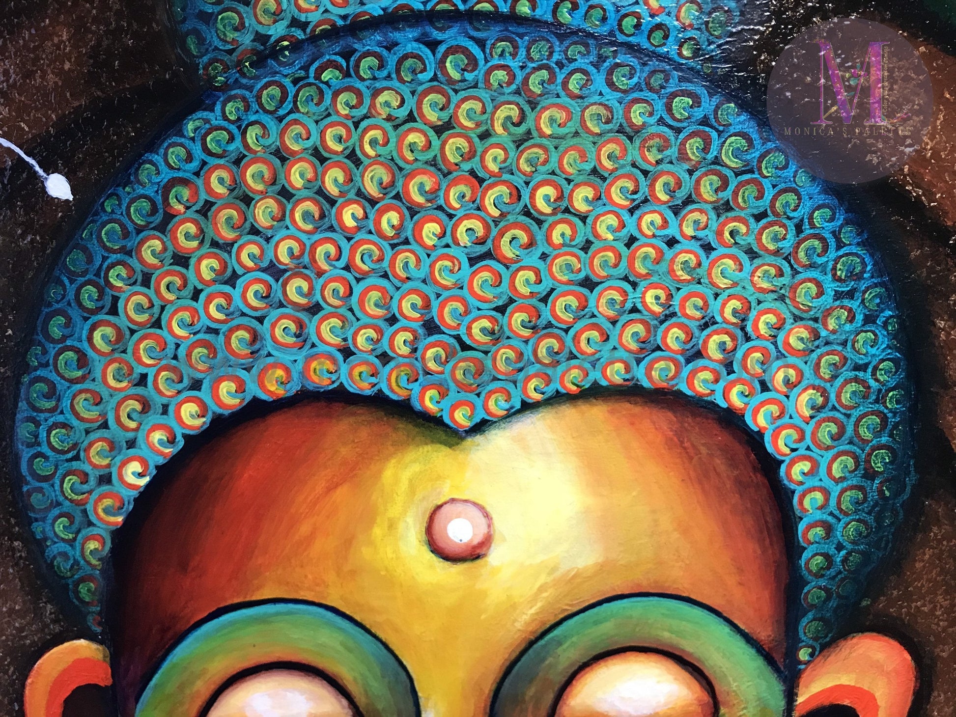 Buddha Acrylic Original Artwork For Your Home Painting