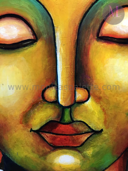 Buddha Acrylic Original Artwork For Your Home Painting
