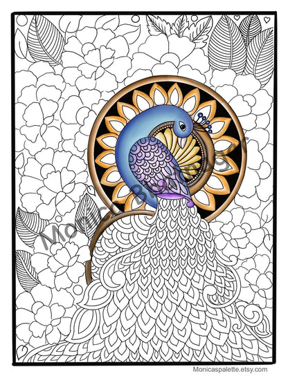 Usd 1.49 Only Coloring Page Low Cost Printable Page Adult Coloring Books