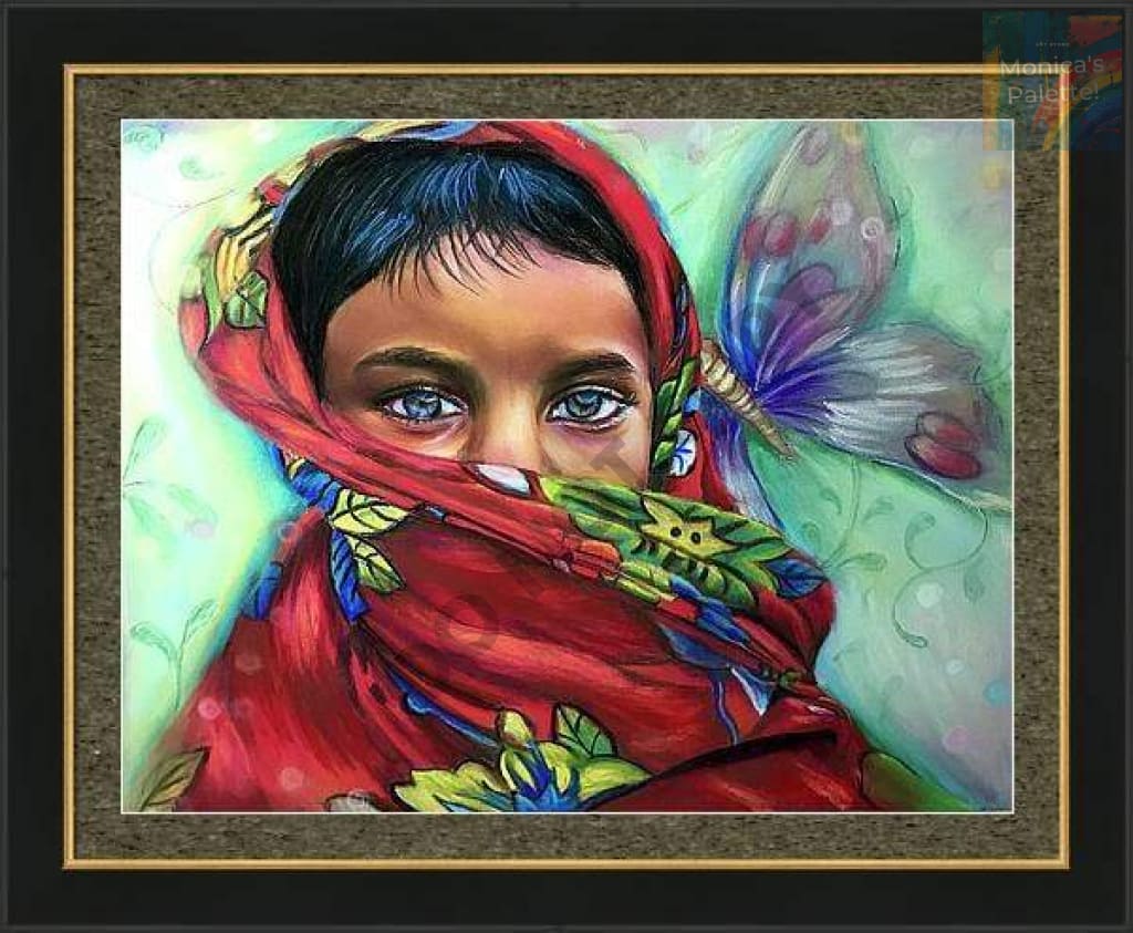 Innocence - Pastel Original Painting Sheet