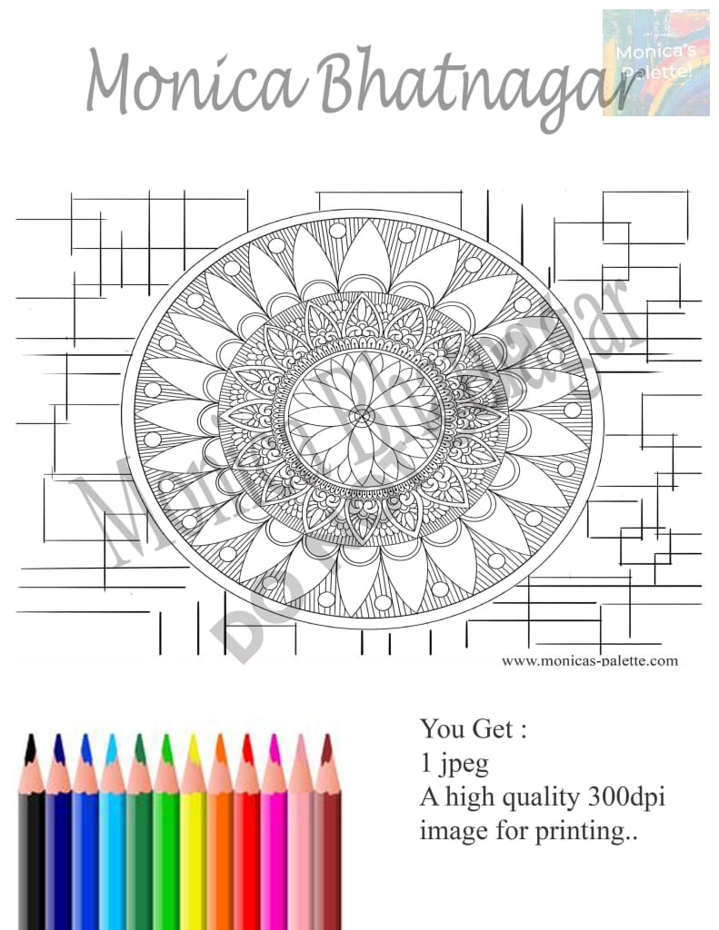 Mandala - Coloring Page Coloring Page