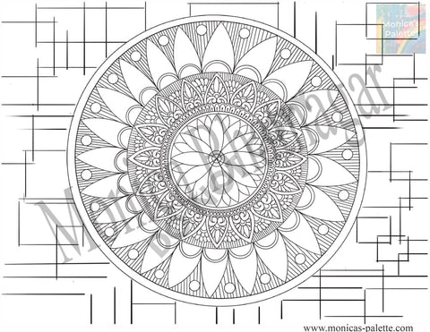 Mandala - Coloring Page Coloring Page