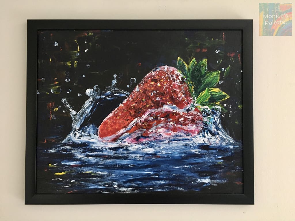 Strawberry - Acrylic Original Painting
