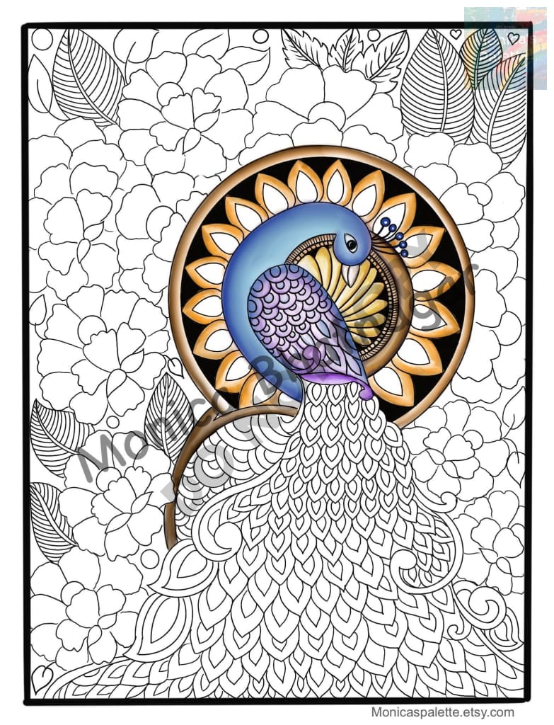 Usd 1.49 Only Coloring Page Low Cost Printable Page Adult Coloring Books