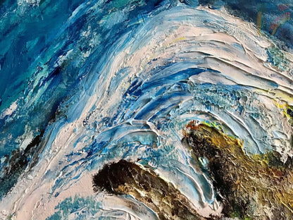 Waves - Abstract Original Handmade Acrylic Painting